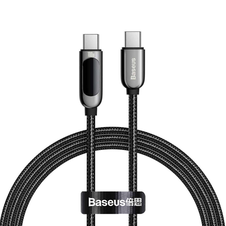 Baseus 100W PD Display Fast Charging Data Cable Type-C to Type-C  1m