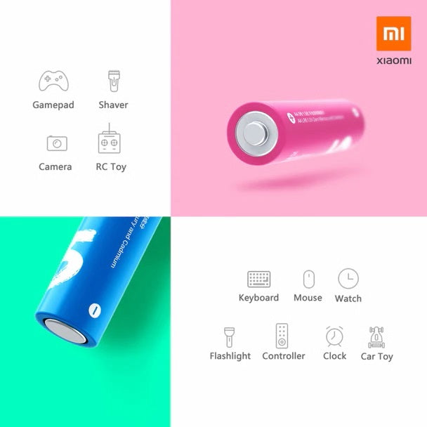 Xiaomi 1.5V Alkaline AA / AAA Rainbow Batteries