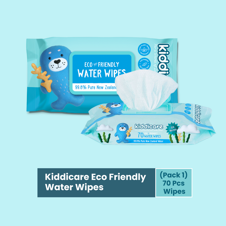 Kiddicare - Baby Wipes - Water Wipes - Value Pack (12*70s)