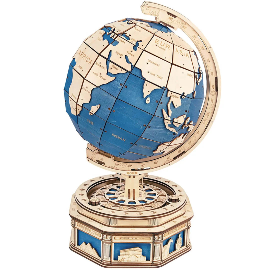 ROKR The Globe Model 3D Wooden Puzzle ST002