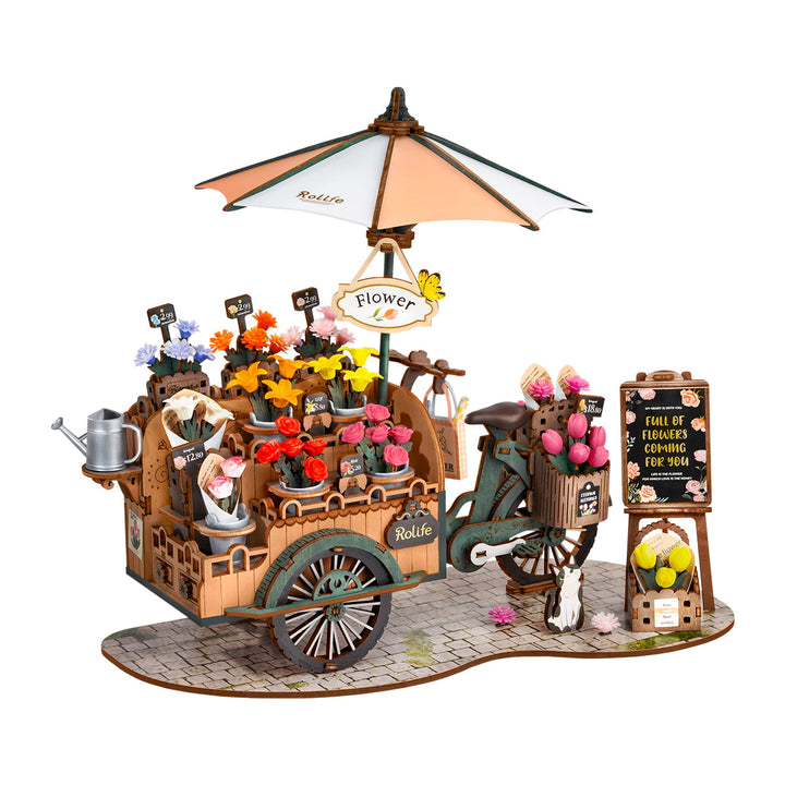 Rolife Blossom Cart 3D Wooden Puzzle TGS03