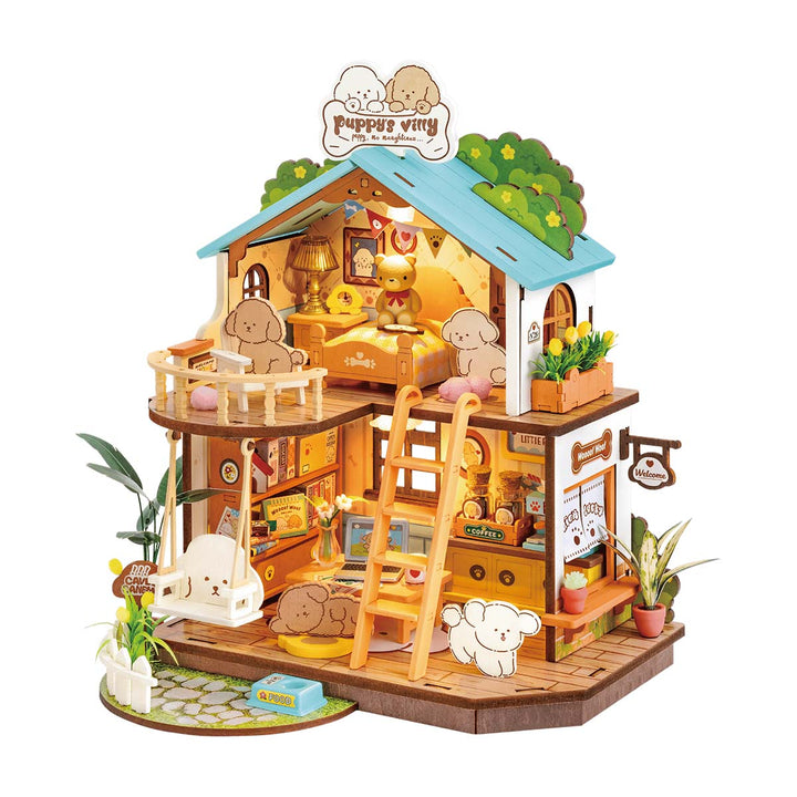 Rolife Puppy's Cozy Villa DIY Miniature House DG169 [PRE-ORDER]