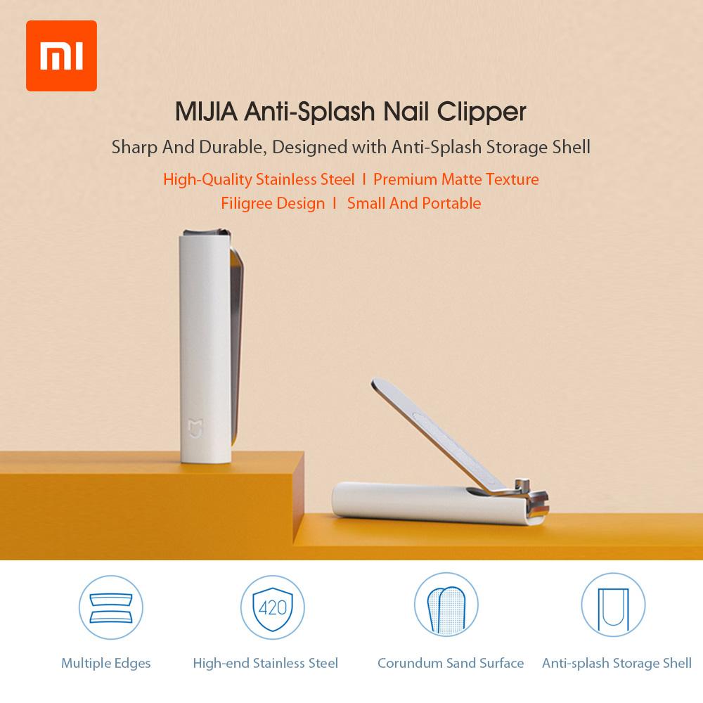 Xiaomi Mijia Nail Clipper Anti-splash Defence Spatter Nail Knife 420 Stainless Steel