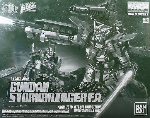 GUNDAM - P-Bandai MG 1/100 Gundam Storm Bringer FA (Fatal Ash)/ GM Turbulence