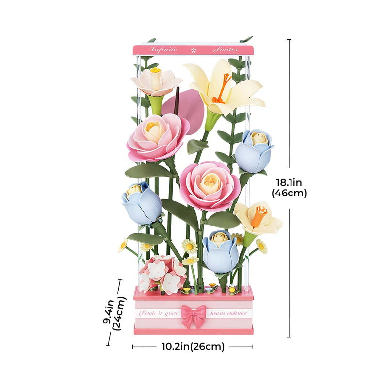 ROKR - Blooming Bouquet Box DIY 3D Puzzle AF01D [PRE-ORDER]