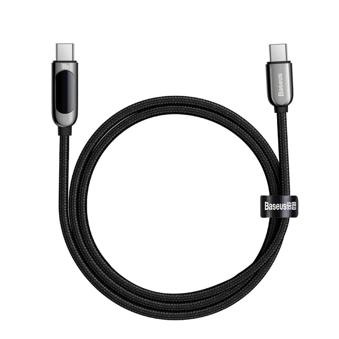 Baseus 100W PD Display Fast Charging Data Cable Type-C to Type-C  1m