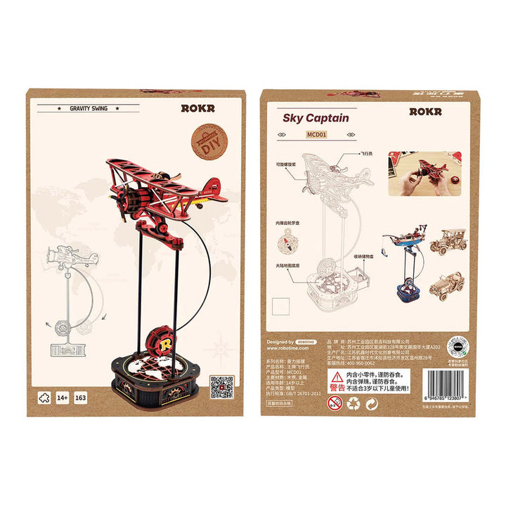 ROKR Sky Captain DIY Pendulum Toy 3D Puzzle MCD01 [PRE-ORDER]