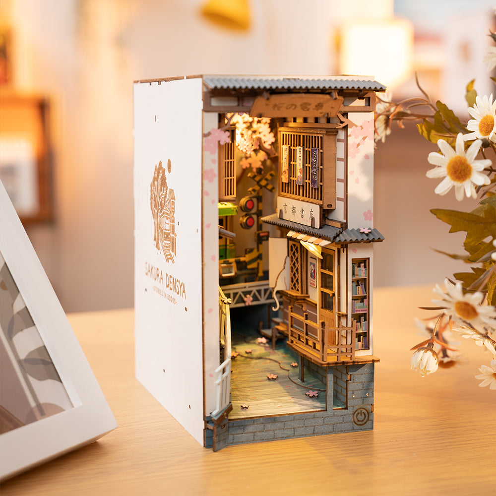 Rolife DIY Book Nook Kit Miniature Gardenhouse Puzzles 3D Modèle
