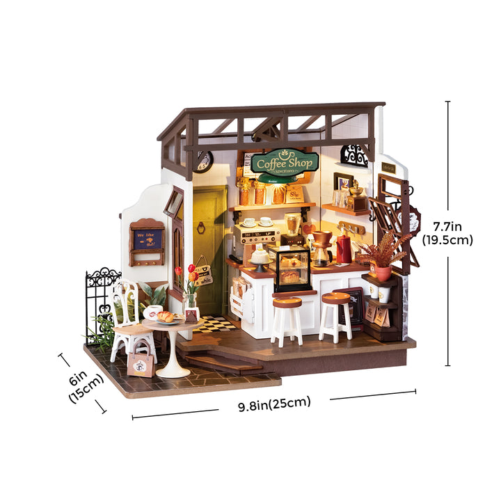 Rolife Flavory Café Miniature House kit DG162