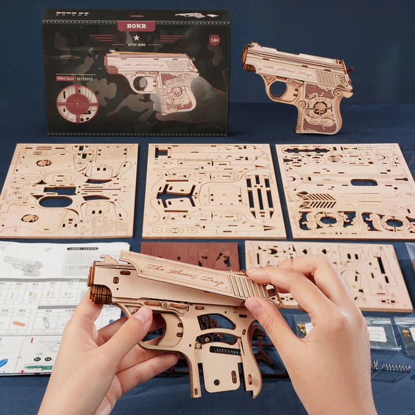 ROKR - Mini Gun 3D Wooden Puzzle LQ502