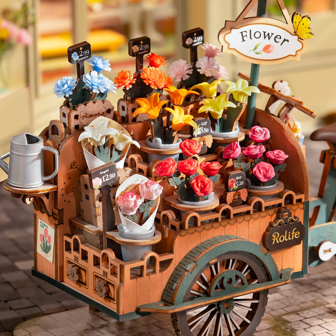 Rolife Blossom Cart 3D Wooden Puzzle TGS03