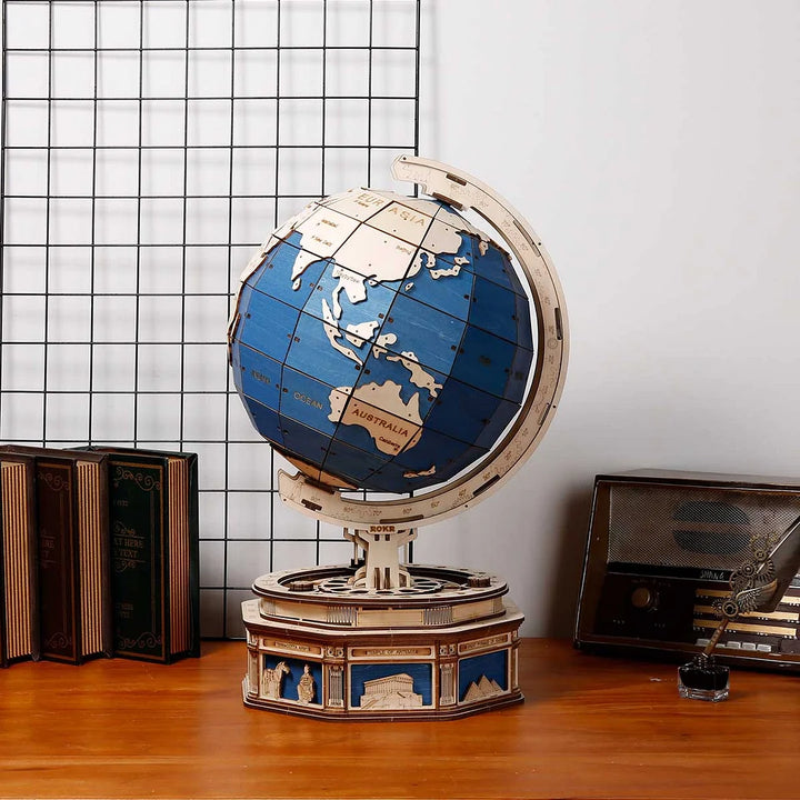 ROKR The Globe Model 3D Wooden Puzzle ST002