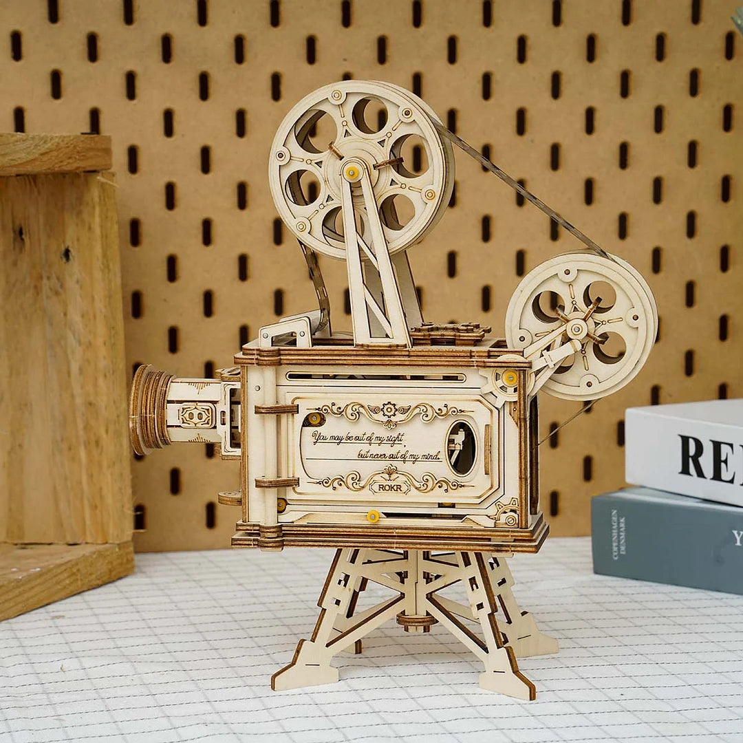 ROKR Vitascope Movie Projector 3D Wooden Puzzle LK601