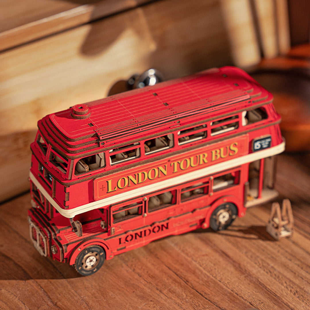 Rolife London Tour Bus 3D Wooden Puzzle TGM02