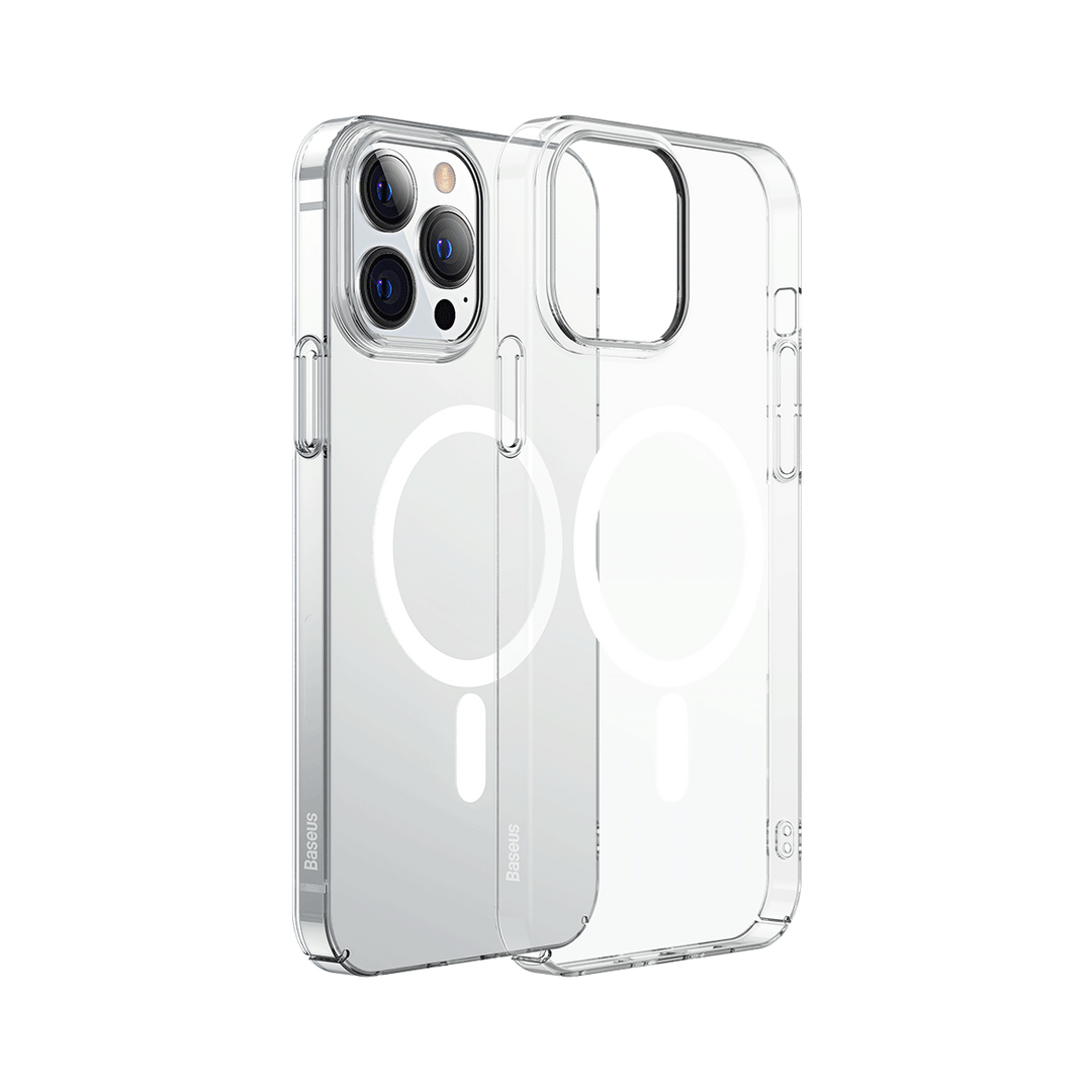 Baseus Crystal Magnetic Phone Case for iPhone 14 Pro-Pro Max Transparent