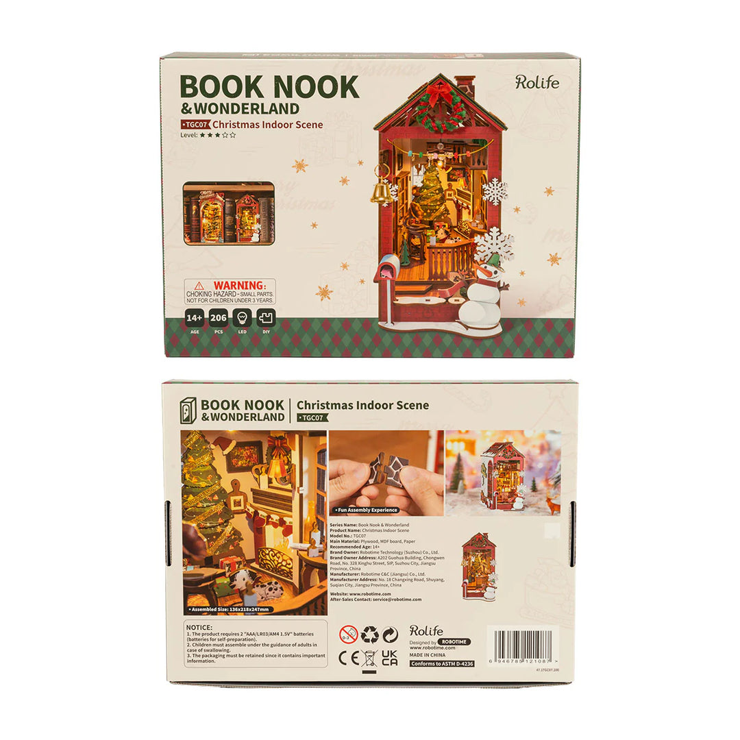 Rolife Christmas Indoor Scene DIY Book Nook TGC07