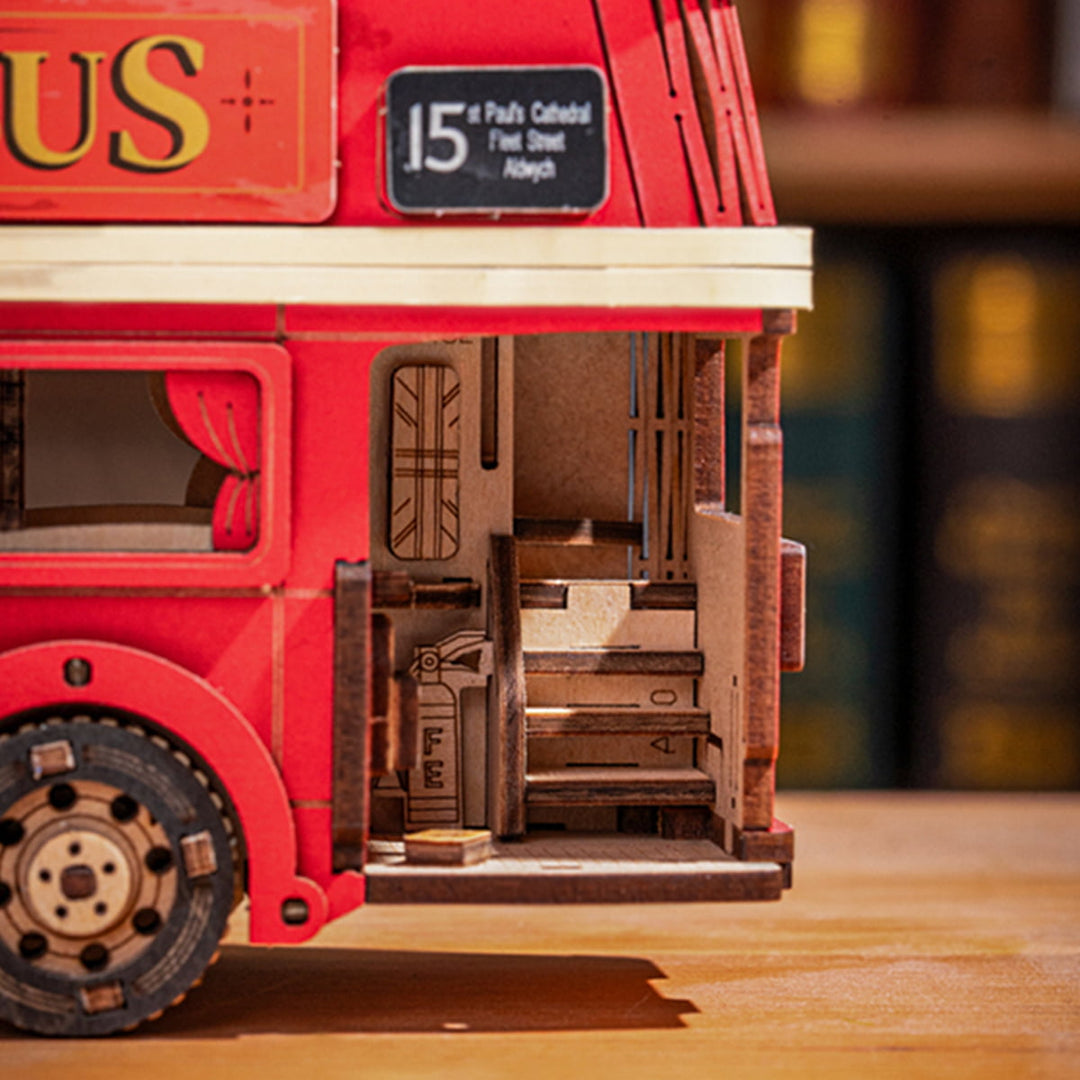 Rolife London Tour Bus 3D Wooden Puzzle TGM02