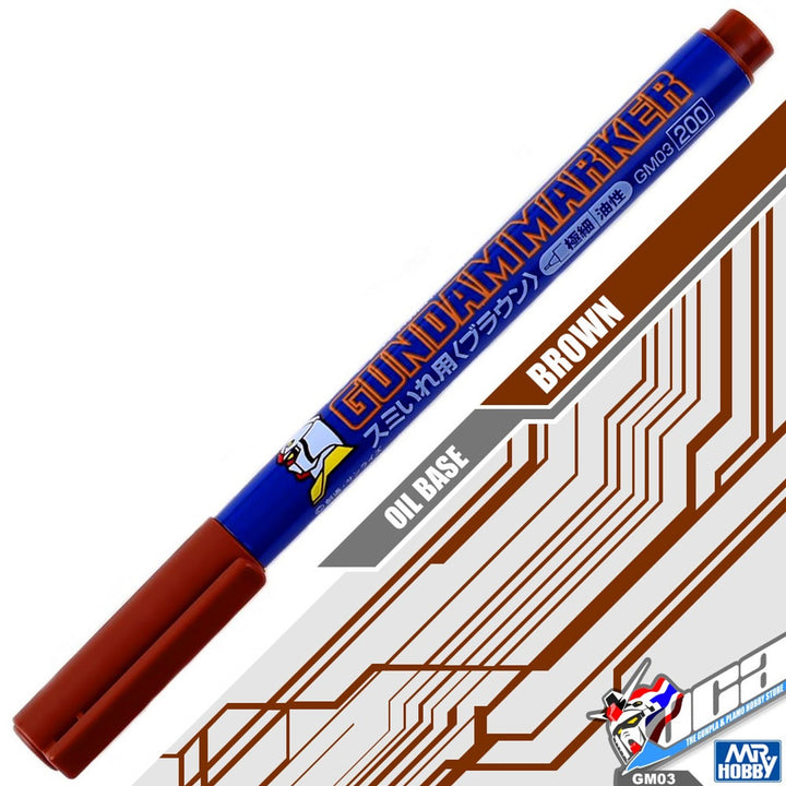 MR HOBBY - Gundam Marker: Ultra Fine Brown (GM03)