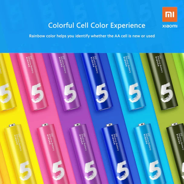 Xiaomi 1.5V Alkaline AA / AAA Rainbow Batteries