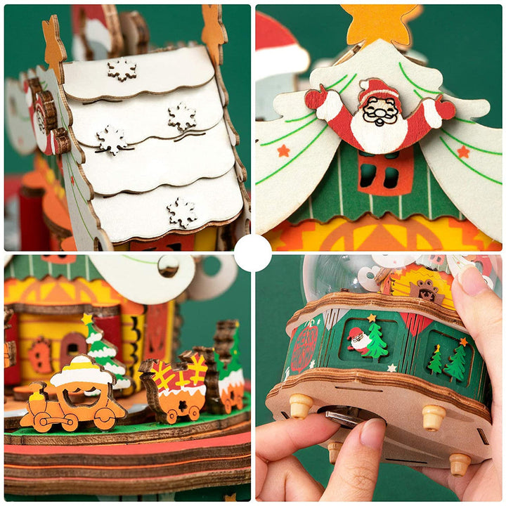 Rolife DIY Music Box Christmas Town AM46