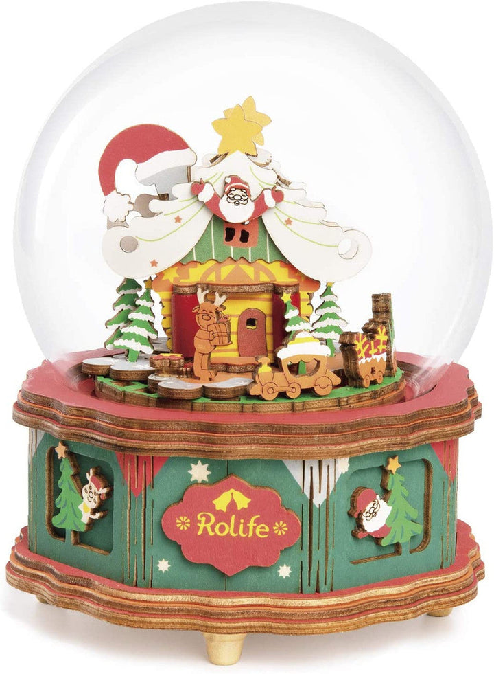 Rolife DIY Music Box Christmas Town AM46