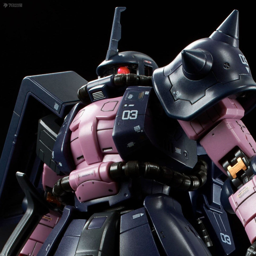 GUNDAM - P-Bandai RG 1/144 MS-06R-1A Black Tri-star Zaku II