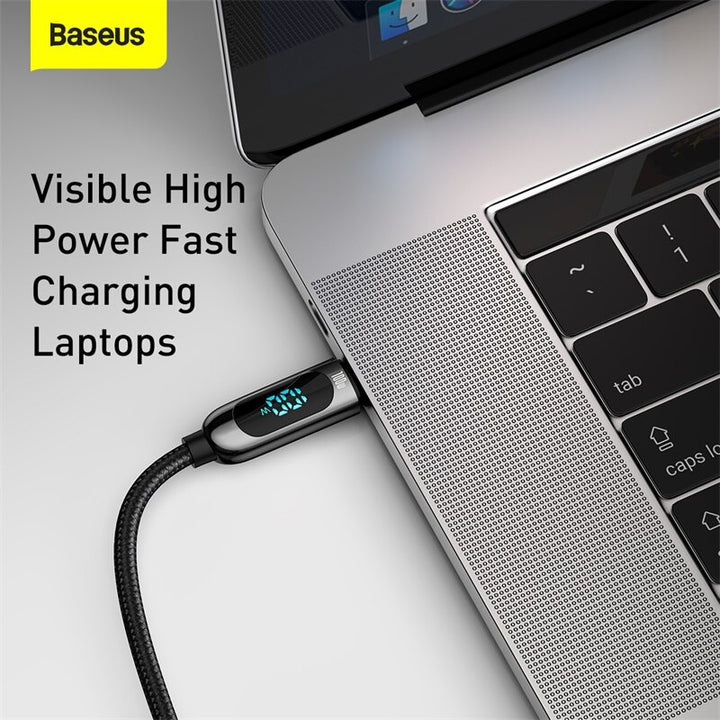 Baseus 100W PD Display Fast Charging Data Cable Type-C to Type-C  1m