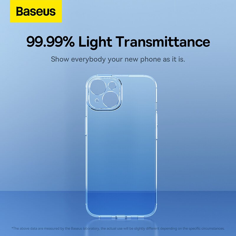 Baseus Crystal Magnetic Phone Case for iPhone 14 Pro-Pro Max Transparent