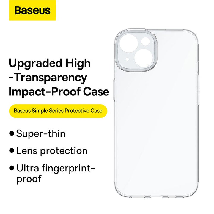 Baseus Crystal Magnetic Phone Case for iPhone 14 Pro-Pro Max Transparent