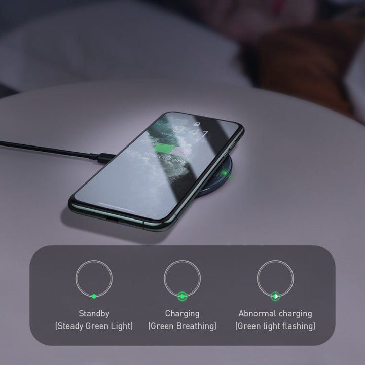 Baseus 15W Quick Charge Simple Qi Wireless Charger