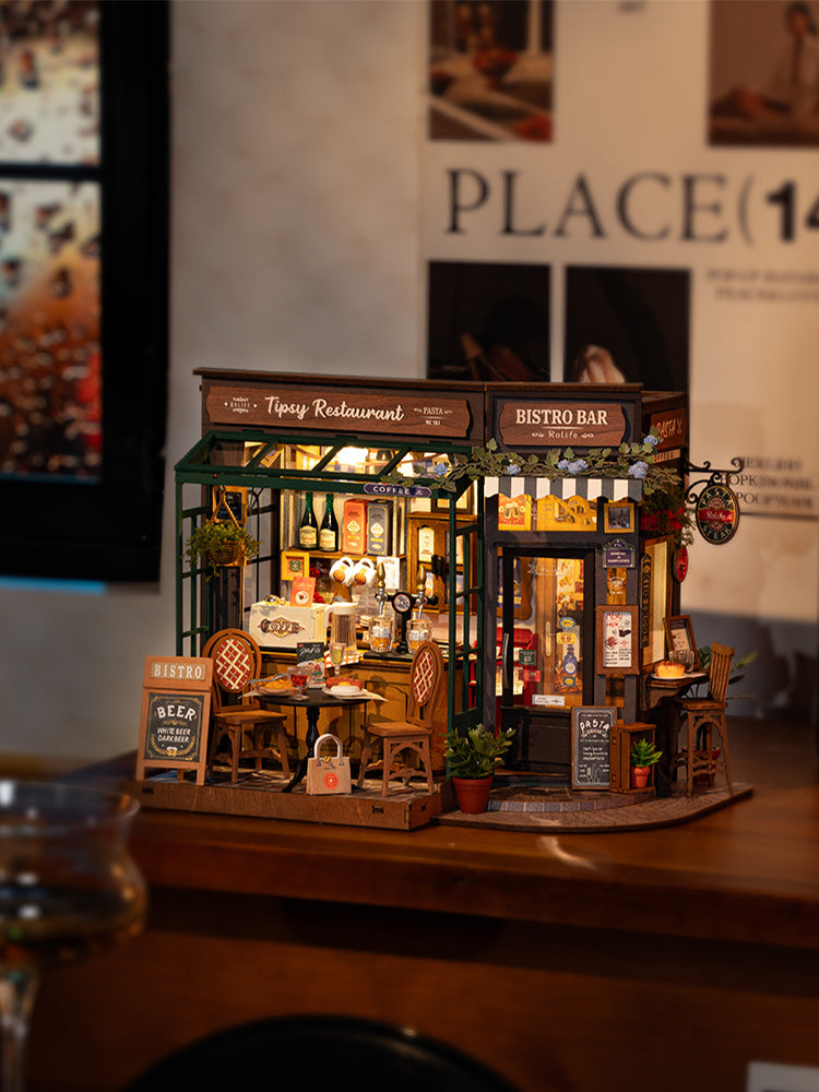 Rolife Tipsy Restaurant - DIY Miniature House DG167