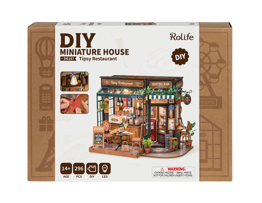 Rolife Tipsy Restaurant - DIY Miniature House DG167