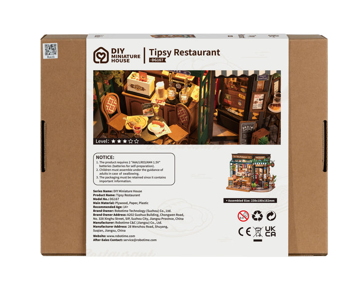 Rolife Tipsy Restaurant - DIY Miniature House DG167