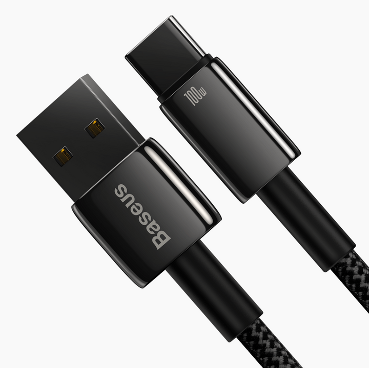 Baseus 100w USB-A to USB-C Cable USB to Type-C 1m, 2m