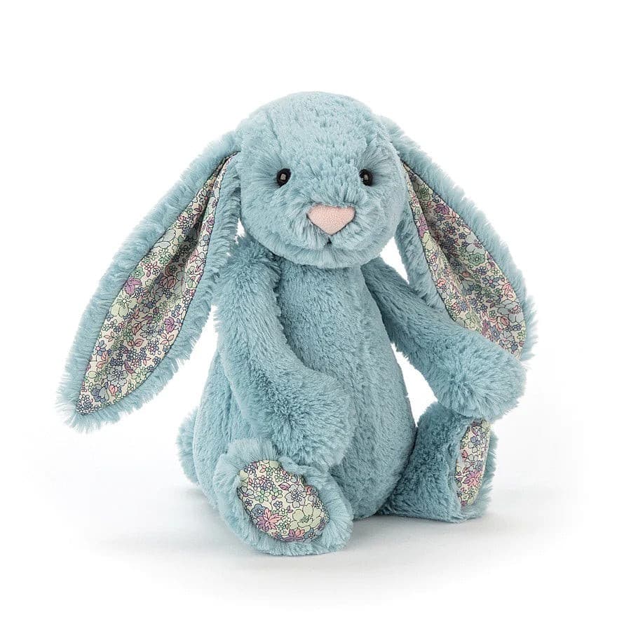 Jellycat Blossom Aqua Bunny Medium - Medium 31cm