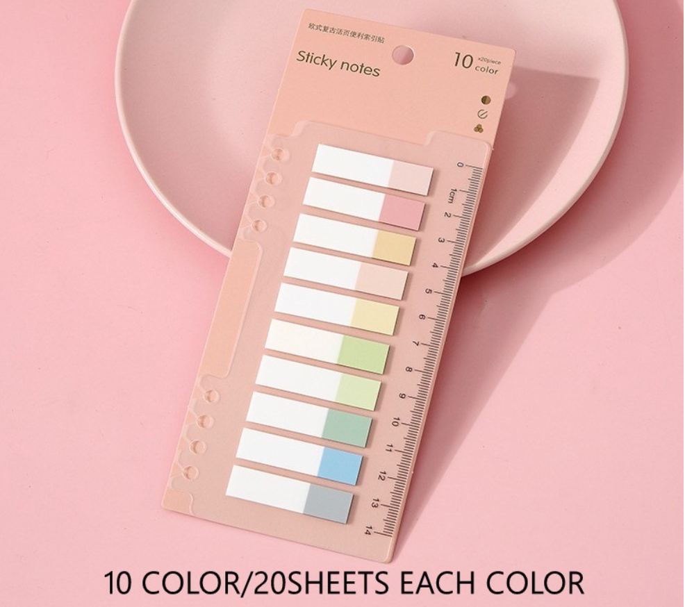 Macaron Colored Sticky Notes