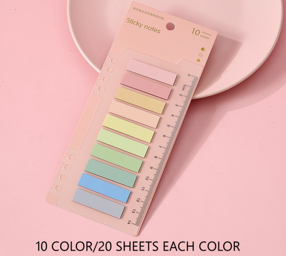 Macaron Colored Sticky Notes