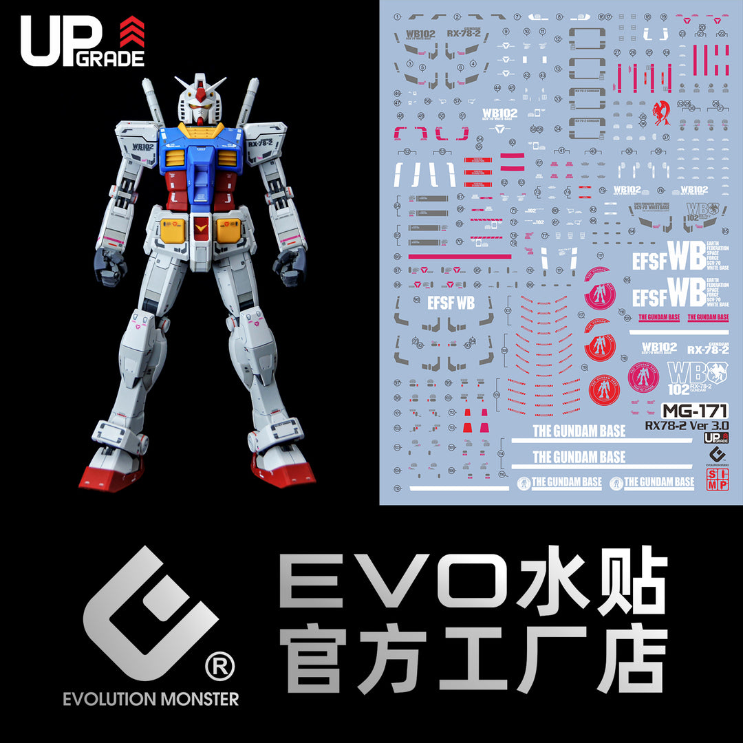 EVO Decal - MG RX78-2 Ver.3.0 - Fluorescent