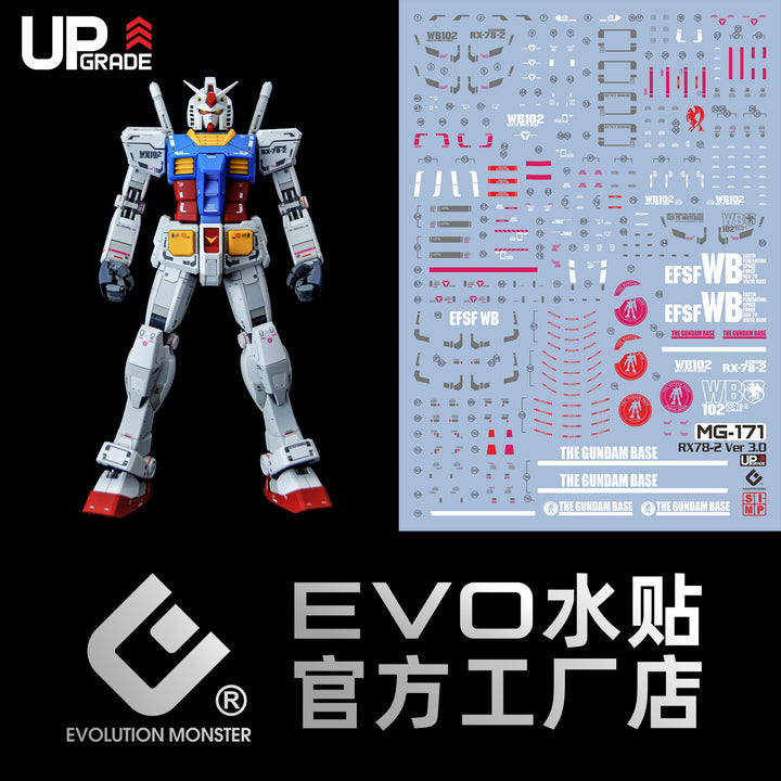 EVO Decal - MG RX78-2 Ver.3.0 - Fluorescent