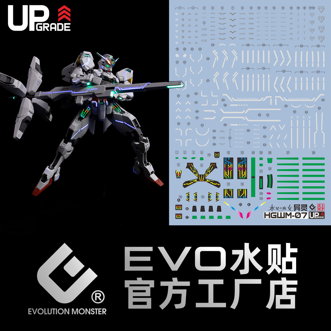 EVO Decal - HG 1/144 Gundam Calibarn - Fluorescent