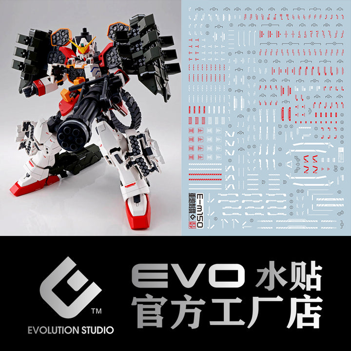 EVO Decal - P-Bandai MG 1/100 Gundam HeavyArms EW (IGEL Unit) - Fluorescent