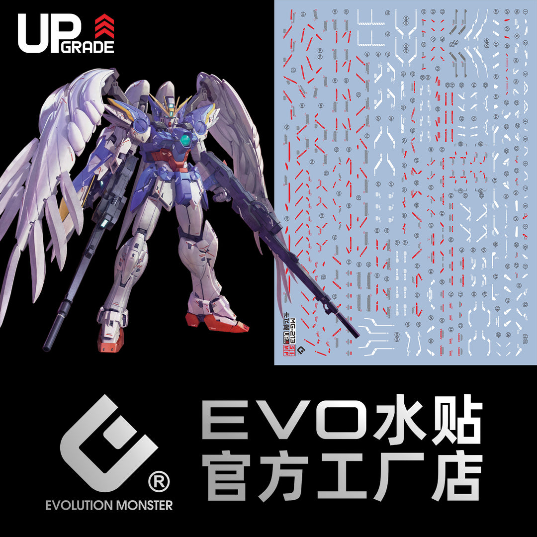 EVO Decal - MG 1/100 Wing Gundam Zero EW (Ver. Ka) - Fluorescent