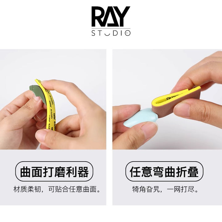 Ray Studio 3mm Sanding Sponge (#400 #600 #800 #1000 #1200 #1500 #2000) 10 pieces