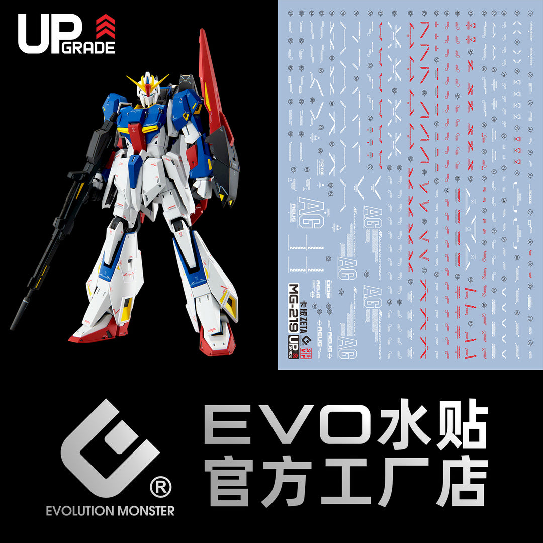 EVO Decal - MG ZETA Ver.Ka 20th - Fluorescent