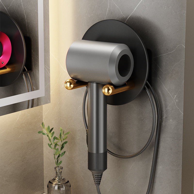 Hair Dryer Holder - Nail Free Wall Mounted Rack