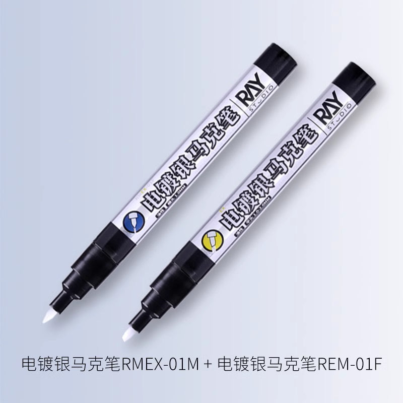 Ray Studio RMEX-01M/01F Electroplated Silver Marker