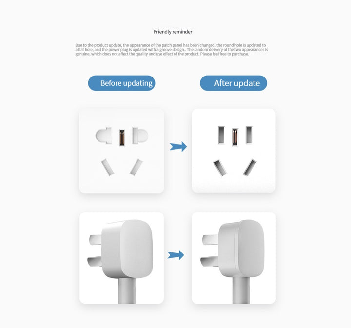 Xiaomi Mijia Power Board With 3 USB Switch Plug