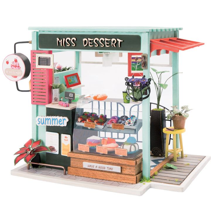 Rolife Ice Cream Station Dessert Shop DIY Miniature House DGM06