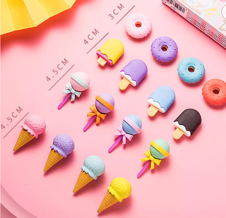 YOUPAI Stationery - Cartoon Ice Cream Eraser