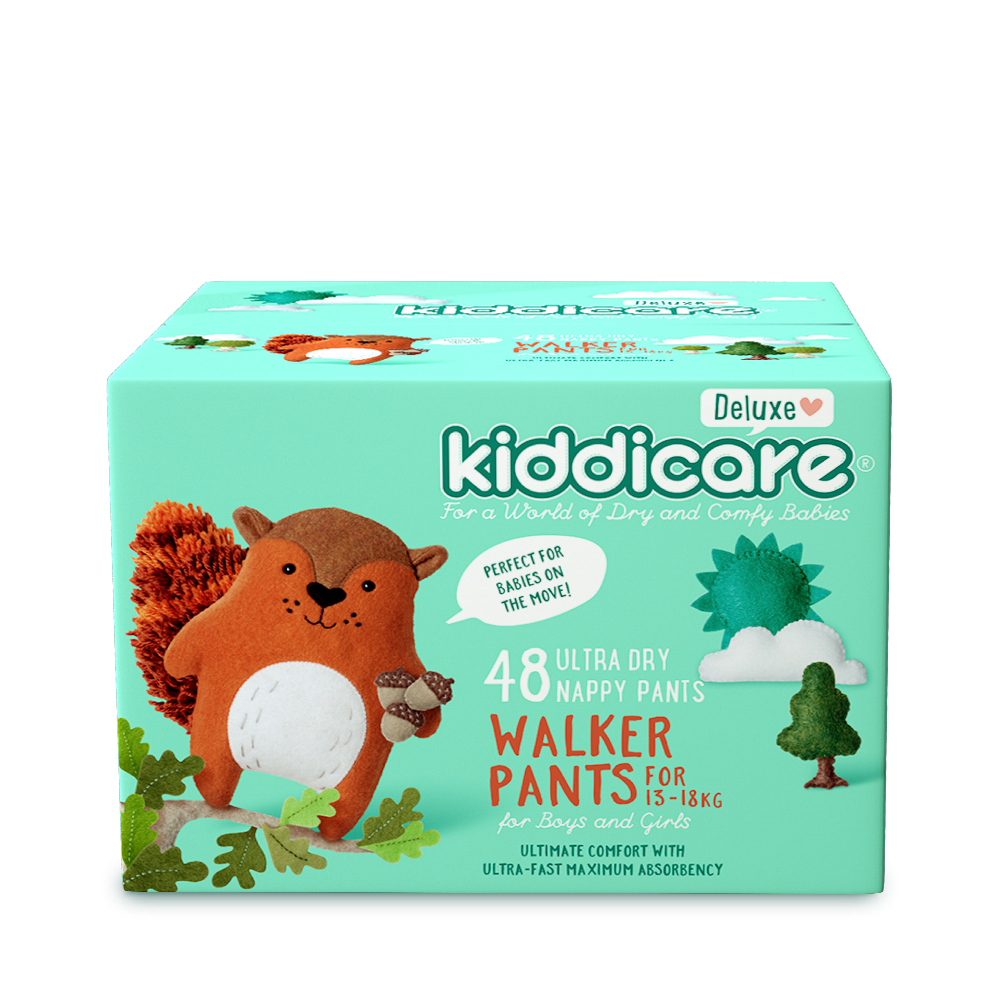 Kiddicare - Deluxe Walker Unisex Nappy Pants 15-18kg 48s